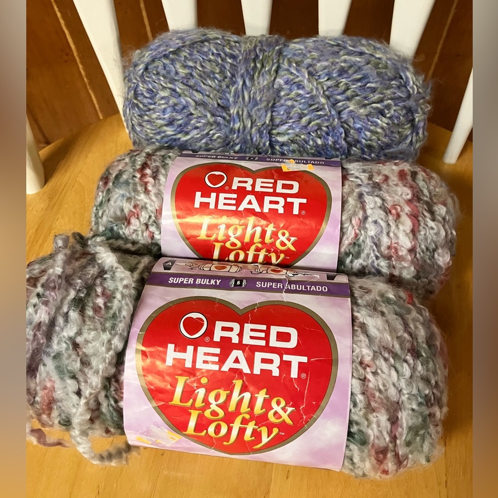 3 skeins of yarn